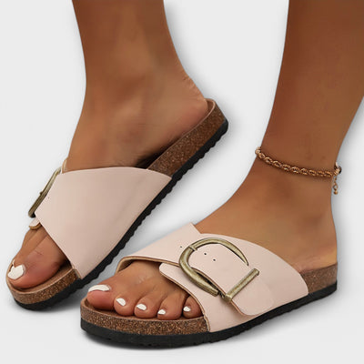 Émilie™ - Sandales Femme Confortables en Liège