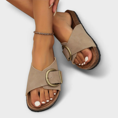 Émilie™ - Sandales Femme Confortables en Liège