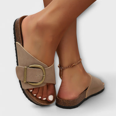 Émilie™ - Sandales Femme Confortables en Liège