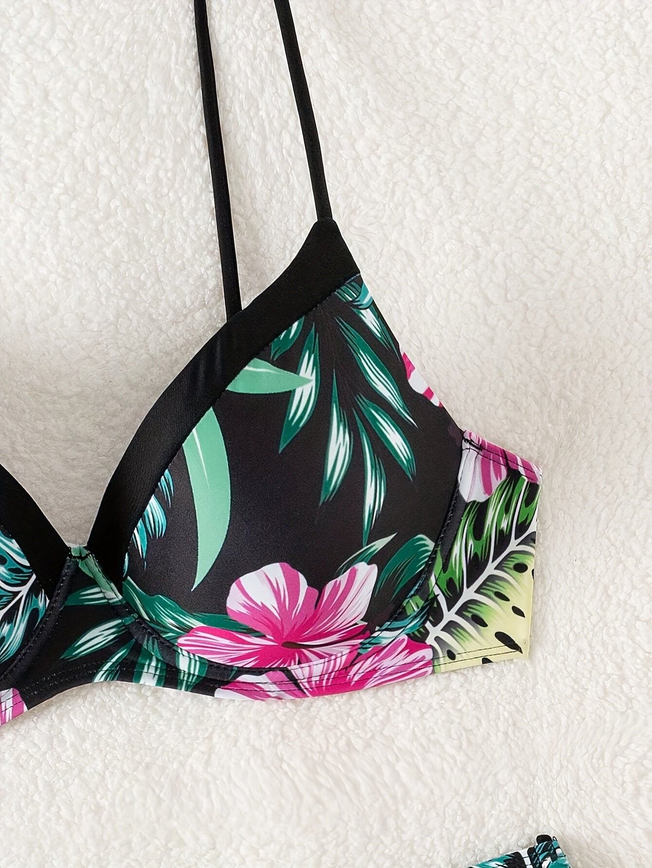 Fiora™ - Bikini Élégant Avec Soutien Tropical