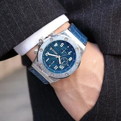 Lucas™ - Montre Homme Chronographe Élégante, Confort et Style
