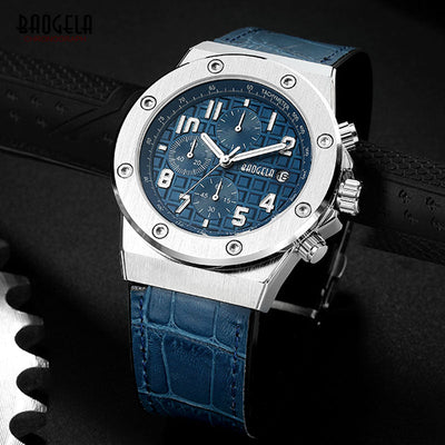 Lucas™ - Montre Homme Chronographe Élégante, Confort et Style