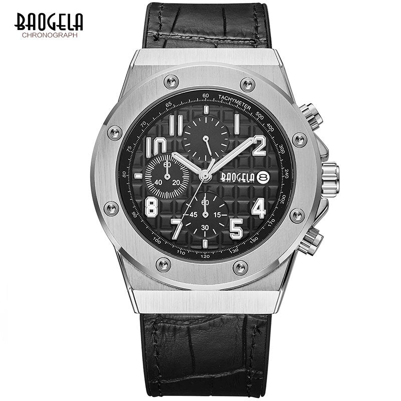 Lucas™ - Montre Homme Chronographe Élégante, Confort et Style