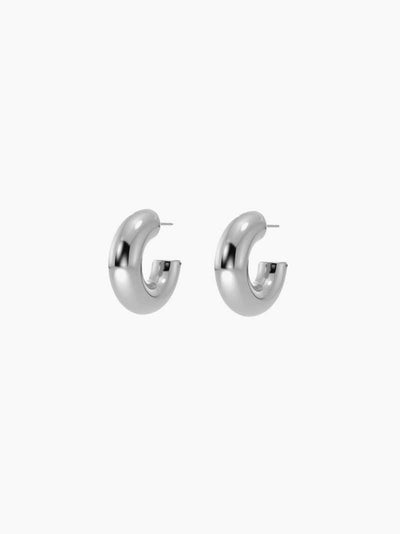 Clara™ - Boucles D'oreilles Créoles Or 14 Carats, Élégance Moderne