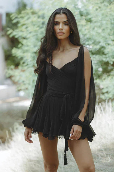 Layla™ - Robe Longue Femme Élégante à Volants
