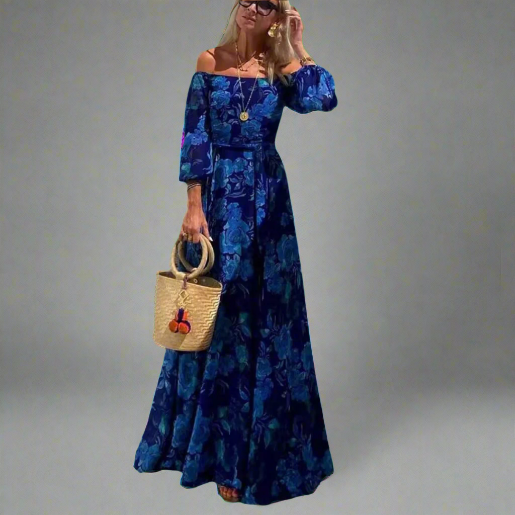Léa™ - Robe Longue Fleurie Été Élégante