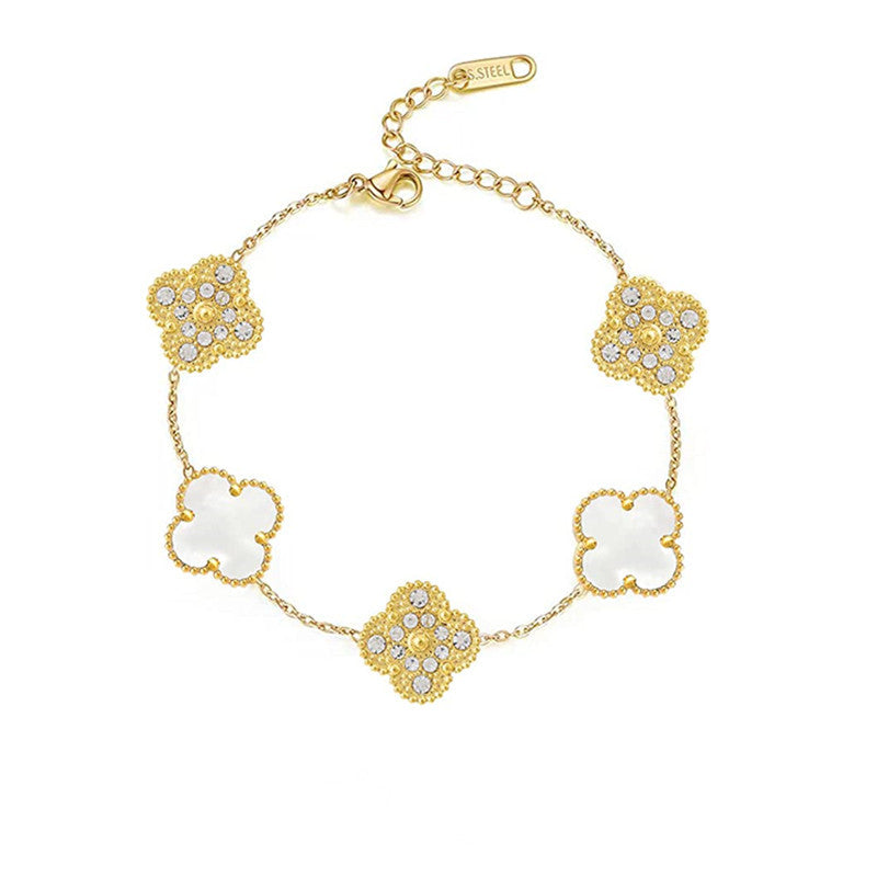 Léa ™ - Bracelet Élégant en Zirconium Hypoallergénique