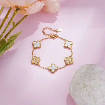 Léa ™ - Bracelet Élégant en Zirconium Hypoallergénique