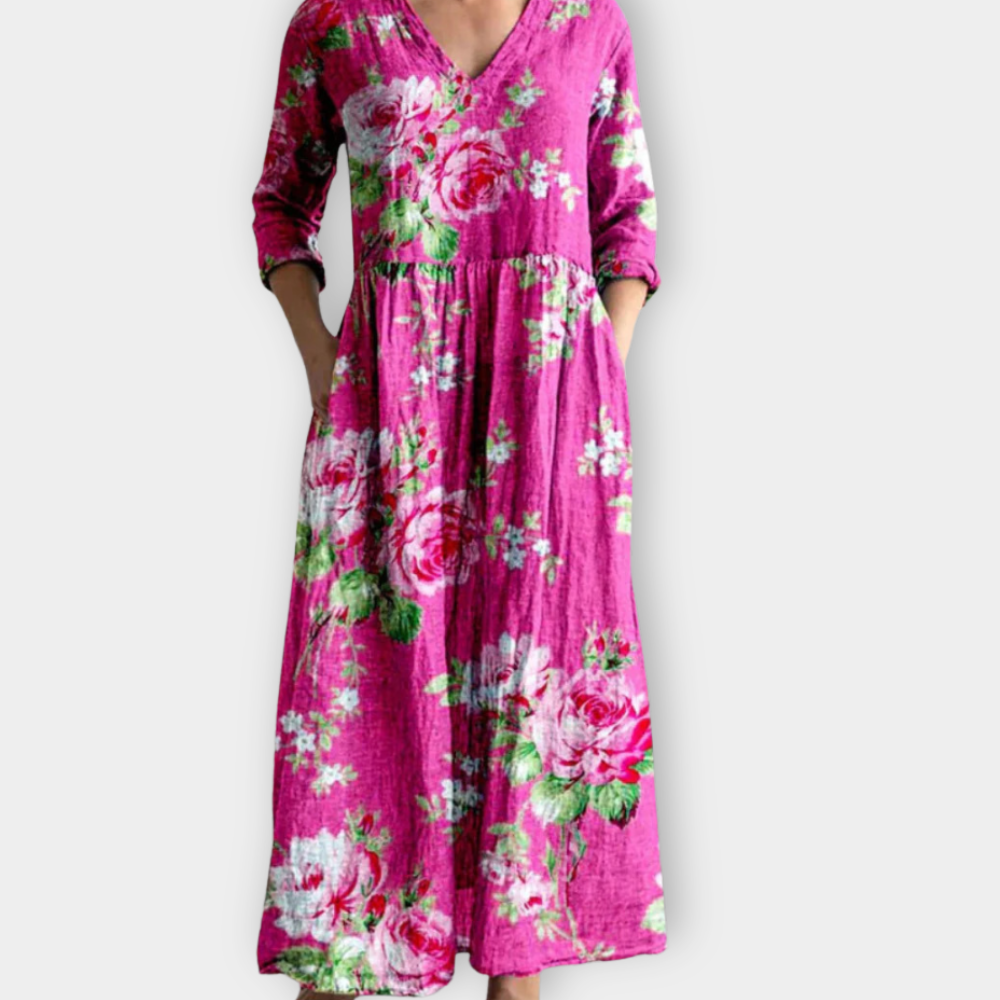 Léa ™ - Robe Longue Bohème Été Confortable