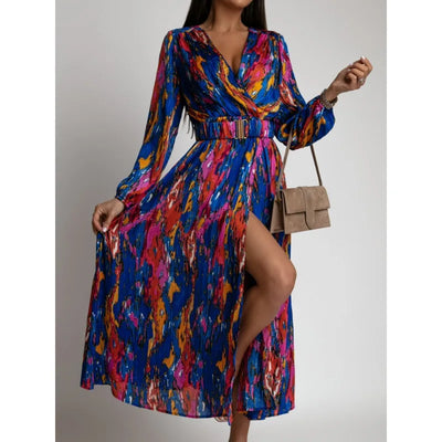Léa ™ - Robe Longue Fleurie Été Élégante