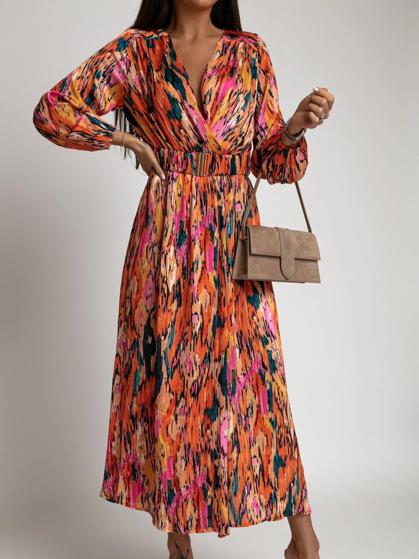 Léa ™ - Robe Longue Fleurie Été Élégante