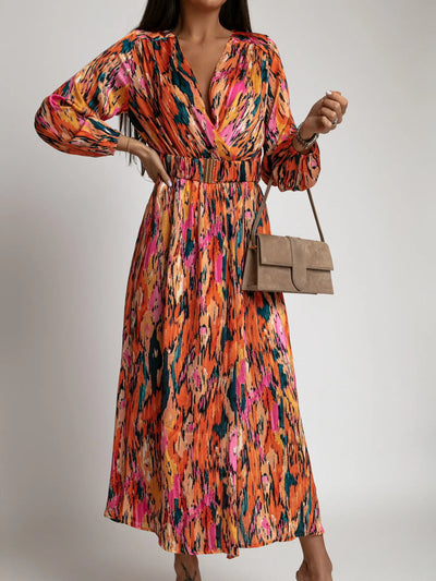 Léa ™ - Robe Longue Fleurie Été Élégante