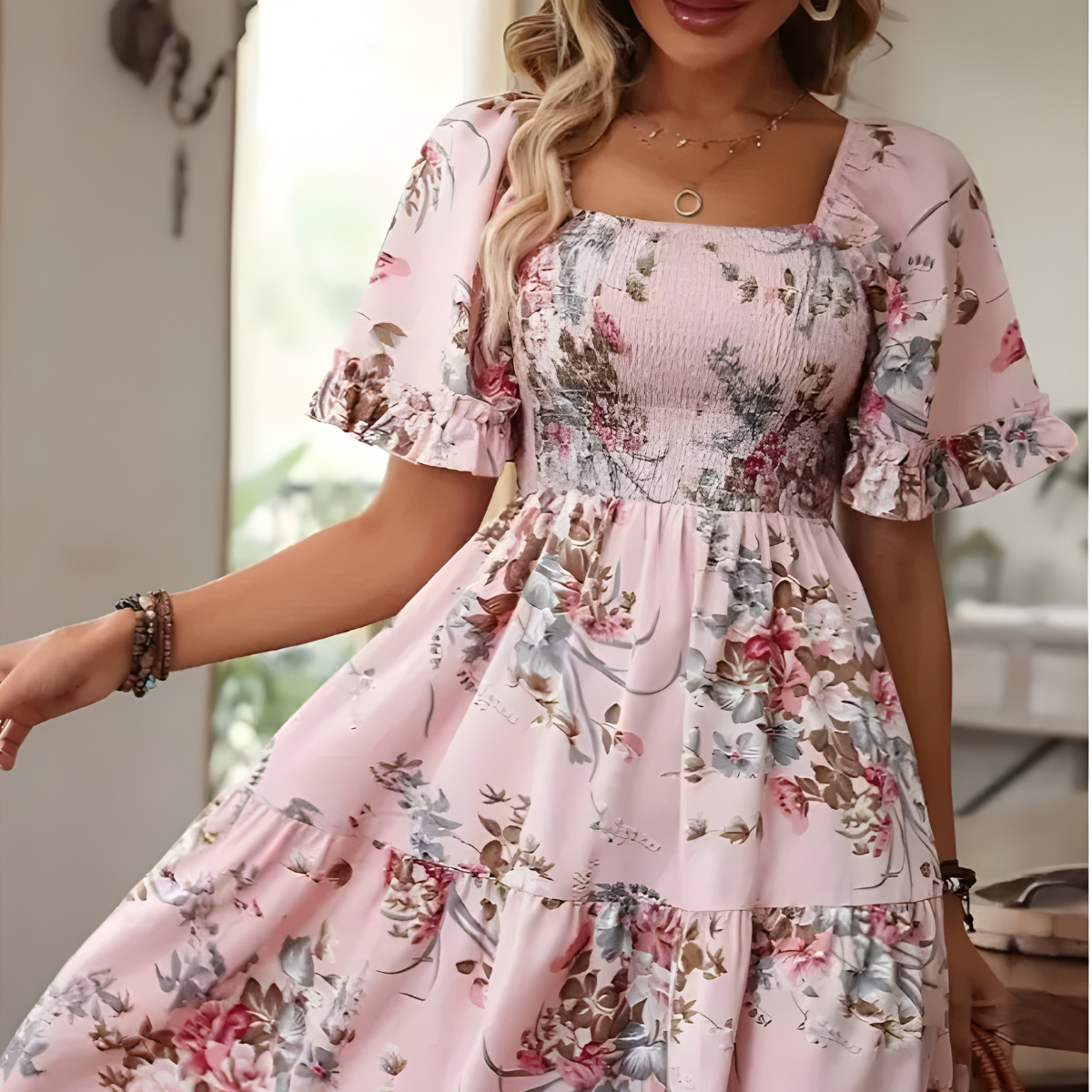Léa™ — Robe Longue Été Élégante et Confortable