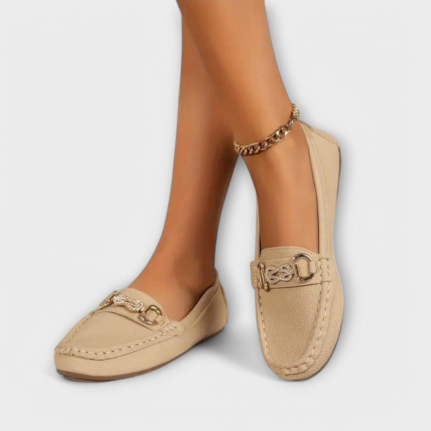 Christina™ — Mocassins Noir Élégants & Confortables