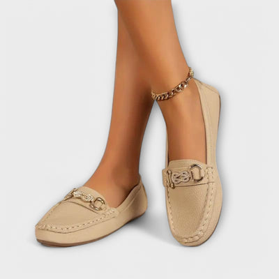 Christina™ — Mocassins Noir Élégants & Confortables