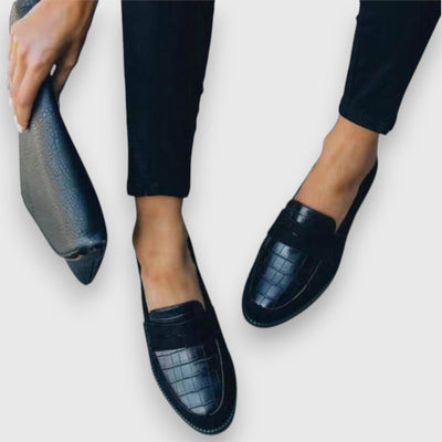Liny™ - Mocassins Élégants Noir Confortables