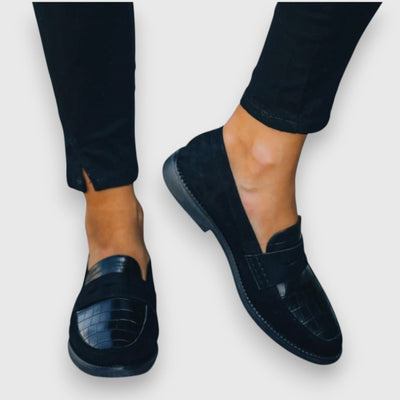 Liny™ - Mocassins Élégants Noir Confortables