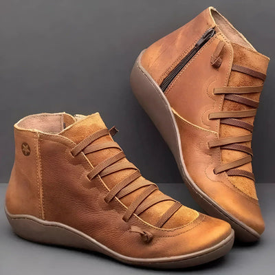 Lucie™ - Bottes Hiver Noires Étanches et Confortables