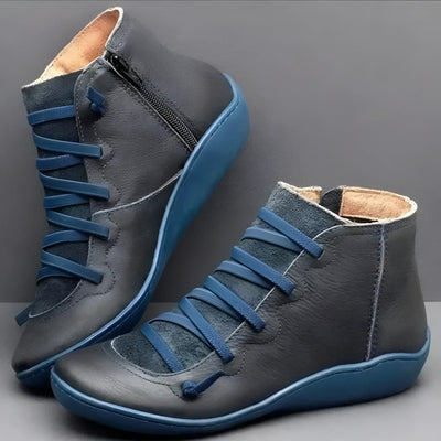 Lucie™ - Bottes Hiver Noires Étanches et Confortables