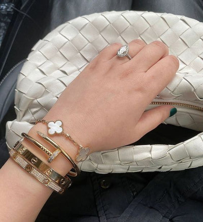 Lucie ™ - Bague Élégante en Or 18K Hypoallergénique