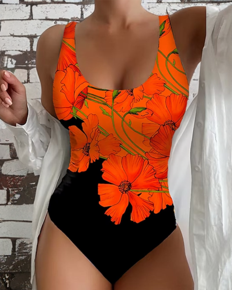 Lucyna™ - Maillot De Bain 1 Pièce Floral Confortable