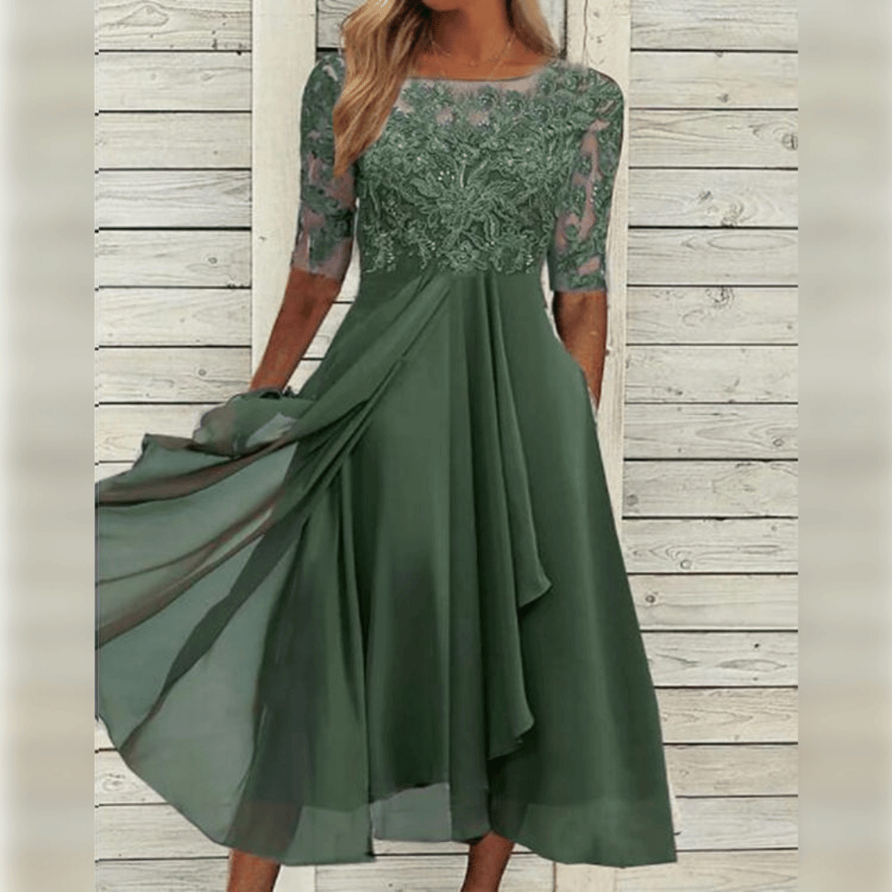 Ellinor ™ Robe Femme Élégante - Dentelle Sophistiquée Pour Toutes Occasions