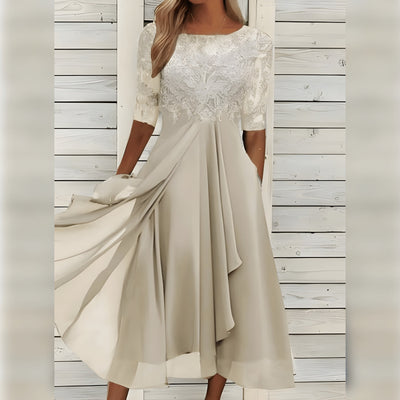 Ellinor ™ Robe Femme Élégante - Dentelle Sophistiquée Pour Toutes Occasions