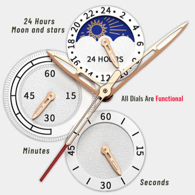 Lucas™ - Montre Sportive Homme Élégante et Durable, Résistante à l'Eau