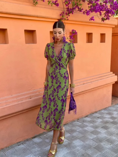 Robe D'Été Femme Longue Chic, Confort Léger, Effet Amincissant - Seraphina™