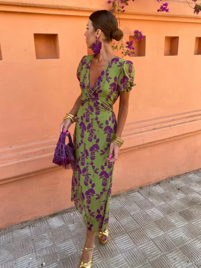 Robe D'Été Femme Longue Chic, Confort Léger, Effet Amincissant - Seraphina™
