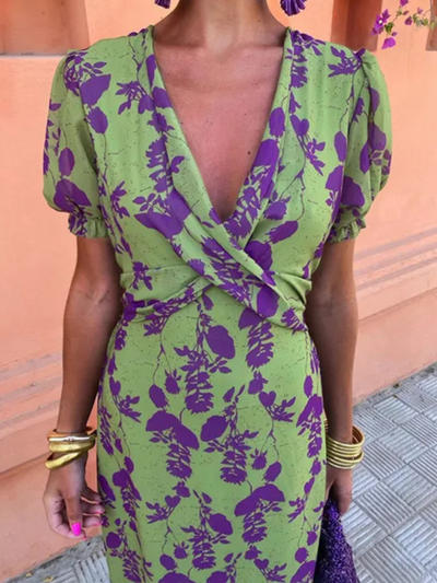 Robe D'Été Femme Longue Chic, Confort Léger, Effet Amincissant - Seraphina™
