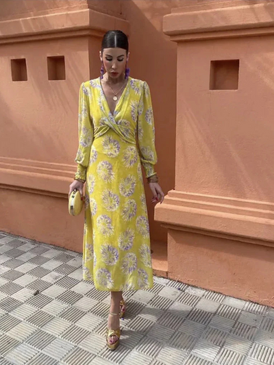 Robe D'Été Femme Longue Florale, Légère Et Chic - Marisella™