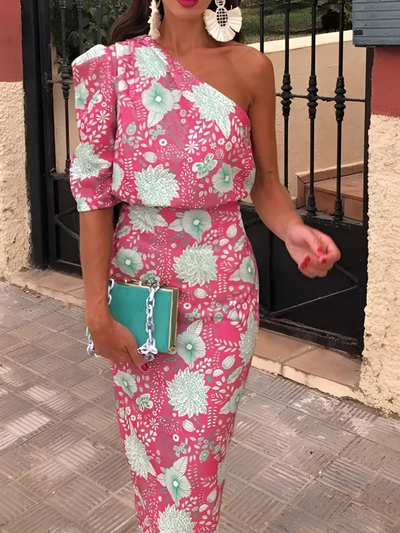 Robe D'été Femme Longue Élégante En Tissu Léger - Milena™