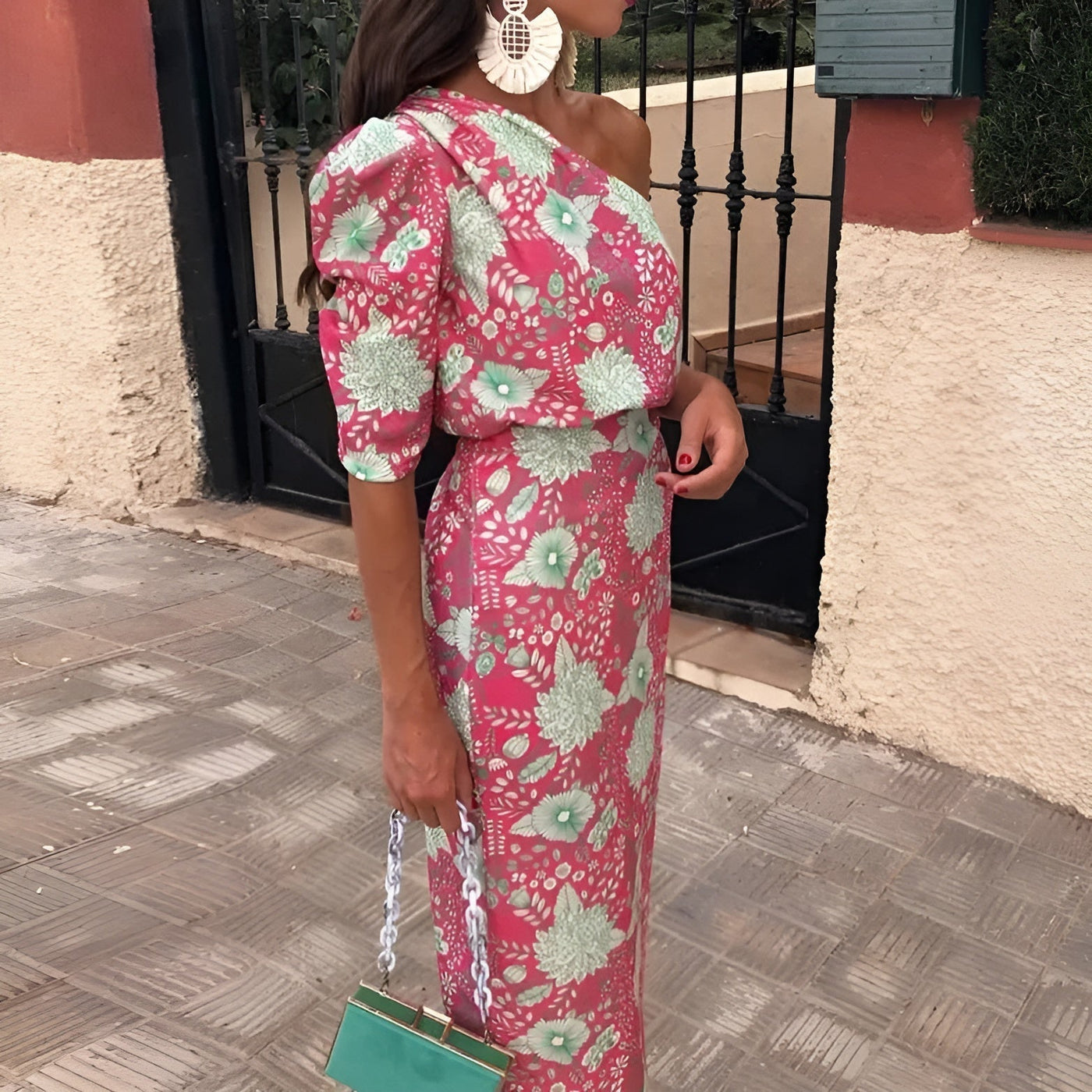 Robe D'été Femme Longue Élégante En Tissu Léger - Milena™