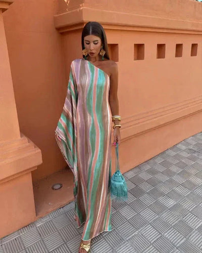 Robe Femme Asymétrique Élégante, Design Moderne, Confort Optimal - Lily™