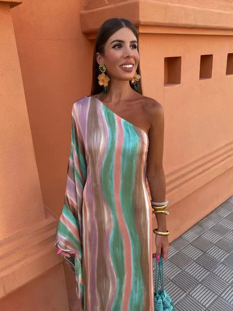 Robe Femme Asymétrique Élégante, Design Moderne, Confort Optimal - Lily™