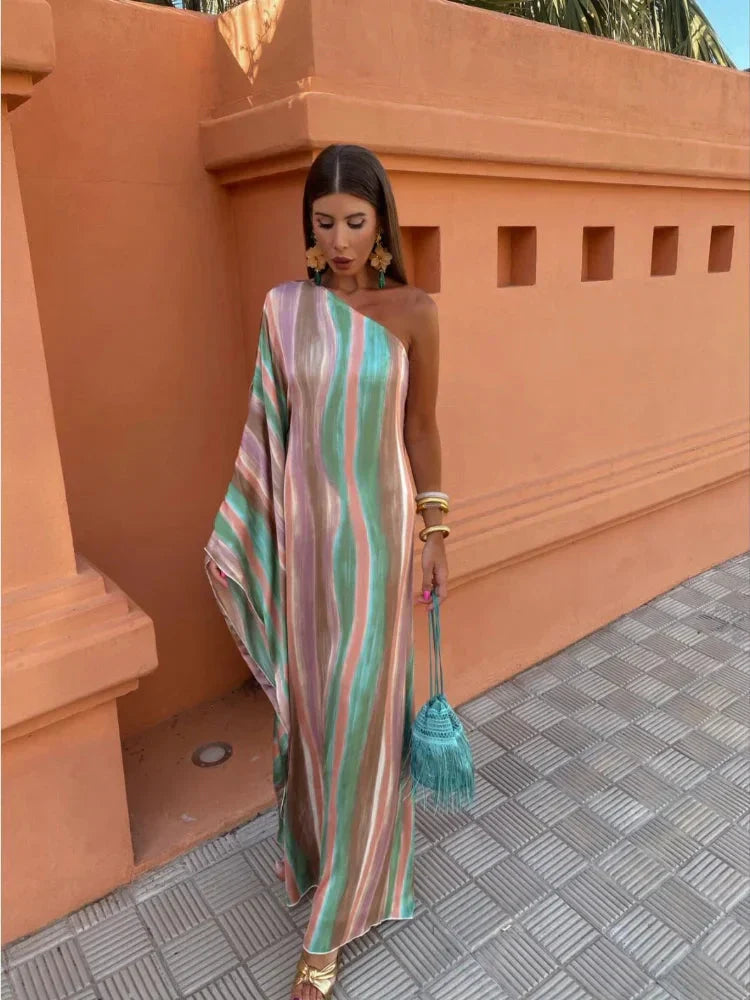 Robe Femme Asymétrique Élégante, Design Moderne, Confort Optimal - Lily™