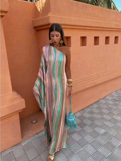 Robe Femme Asymétrique Élégante, Design Moderne, Confort Optimal - Lily™