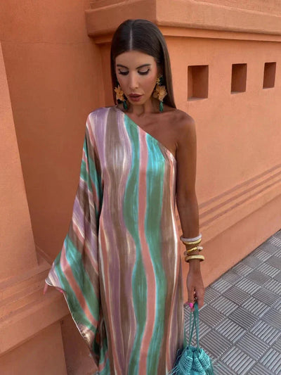 Robe Femme Asymétrique Élégante, Design Moderne, Confort Optimal - Lily™