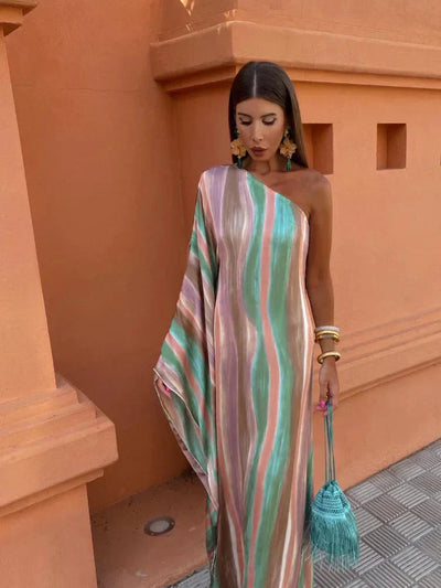 Robe Femme Asymétrique Élégante, Design Moderne, Confort Optimal - Lily™