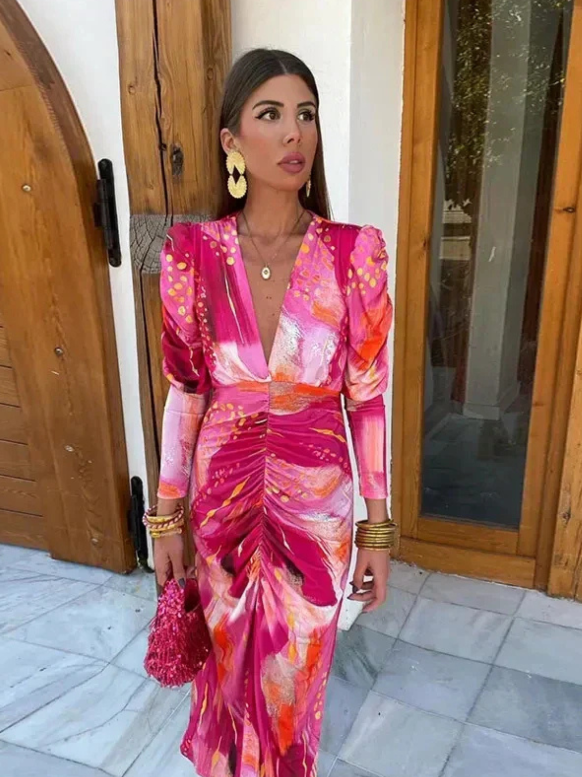Robe Longue Femme Chic Et Élégante | Confort Optimal | Design Flatteur | Chiara™