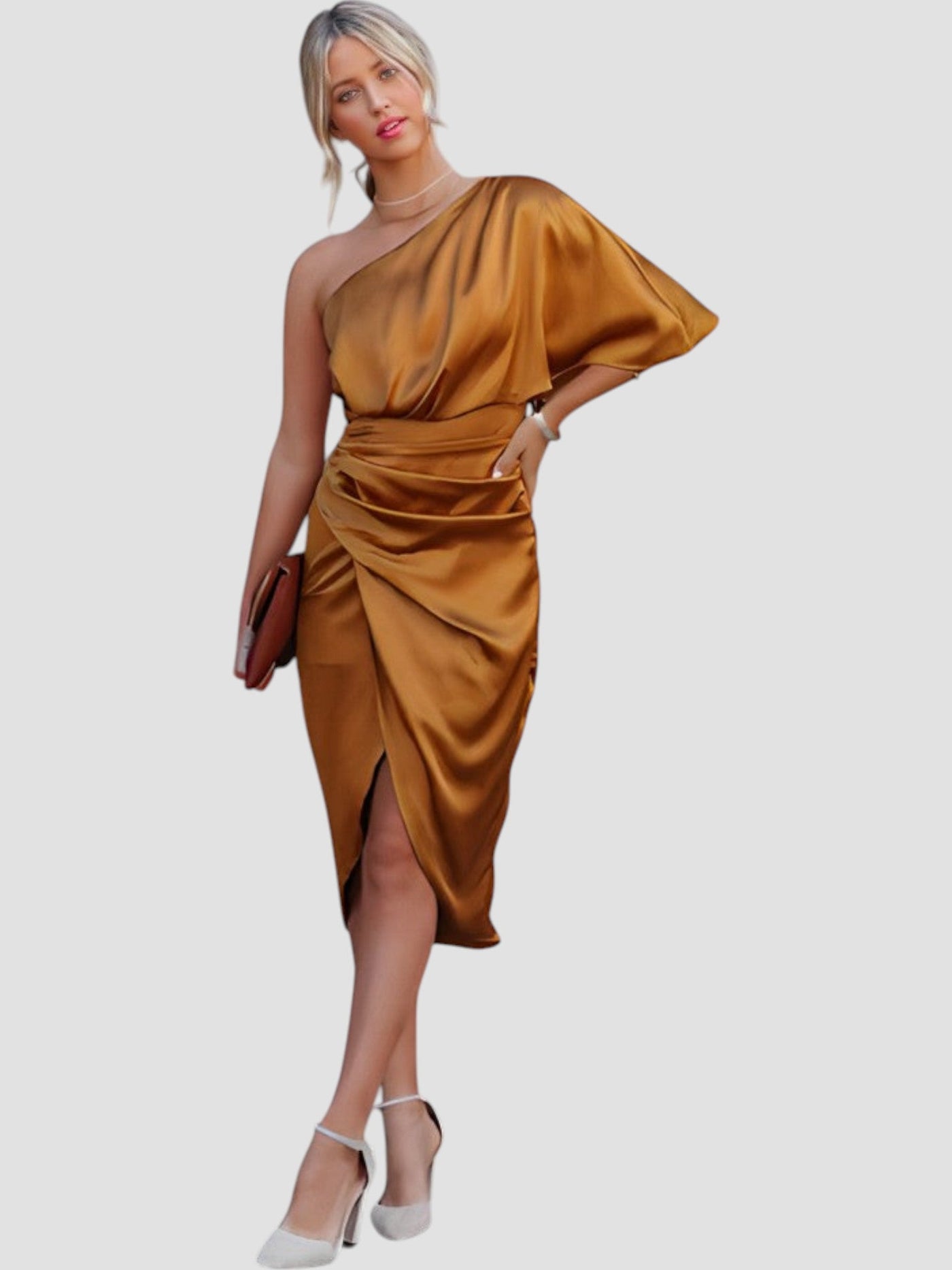 Robe Longue Femme Élégante Alicia™, Confort Optimal, Design Intemporel