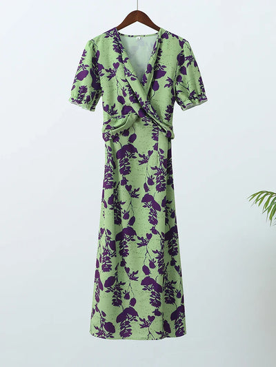Lovisa ™ - Robe D'Été Femme Chic Florale Élégante Pour Toutes Occasions