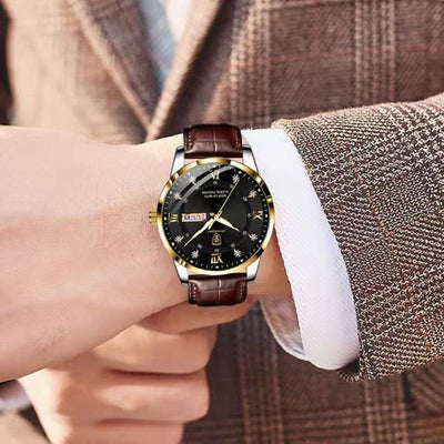 Lucas™ - Montre Homme Imperméable, Élégance et Confort Durables