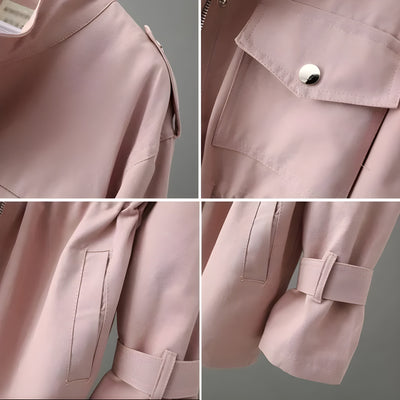 Albin ™ | Trench Femme Élégant - Confort et Style Ajustable