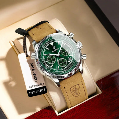 Marc™ - Montre Homme Chronographe Luxe - Élégance et Confort