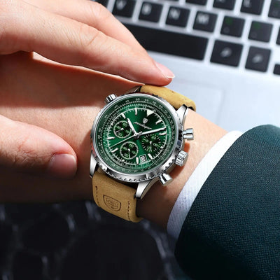 Marc™ - Montre Homme Chronographe Luxe - Élégance et Confort