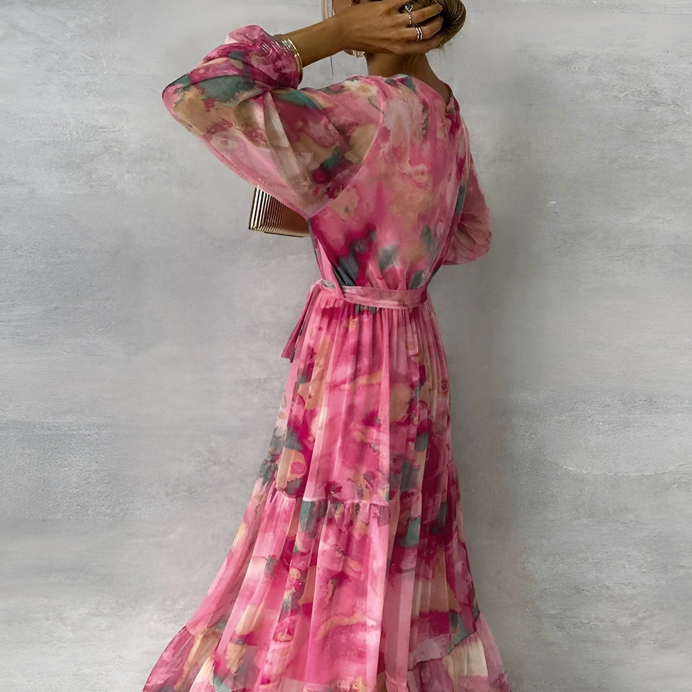 Lucia™ - Robe D'Été Longue Chic À Motif Floral