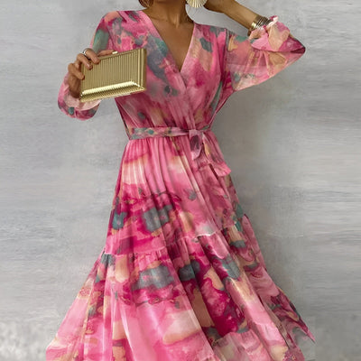 Lucia™ - Robe D'Été Longue Chic À Motif Floral