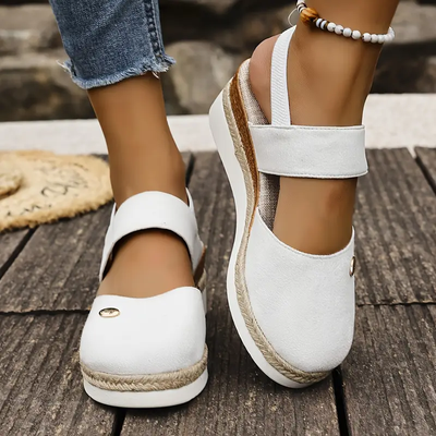 Sandales Orthopédiques Femme Antonia avec Semelle Épaisse et Confort Optimal
